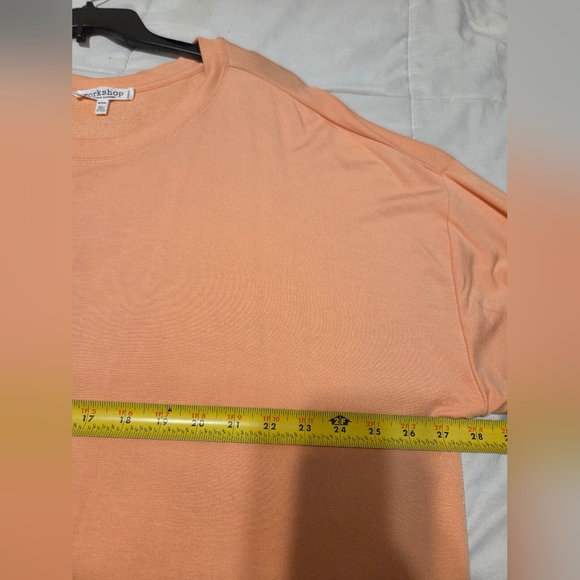 Workshop Republic Clothing Women's Long Sleeve Top Peach Size 3X - Picture 9 of 10